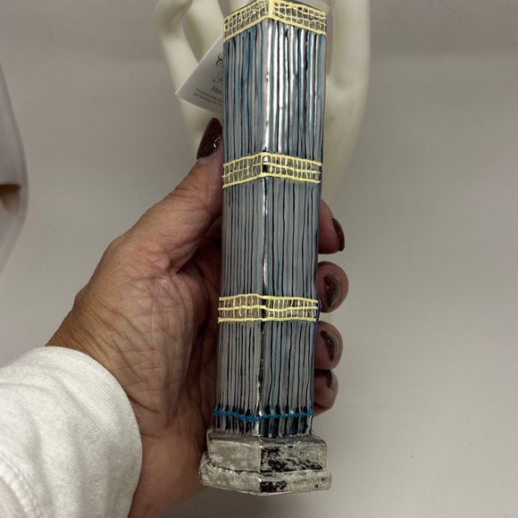 Christopher Radko Silver and Blue ‘Hero’s All’ Ornament - Picture 5 of 14